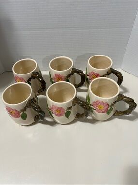 Franciscan Desert Rose “Grandmugs” - set of 6